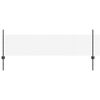 vidaXL Cl&ocirc;ture avec poteau Gris 0,5 x 100 m Acier et PVC