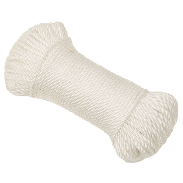 vidaXL Corde de travail Blanc 8 mm 500 m polypropylène