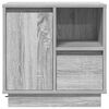 vidaXL Cabinet de chevet avec tiroir 2 pcs Gris 50 x 34,5 x 50 cm.