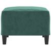 vidaXL Repose-pied Vert foncé 70x55x41 cm Velours