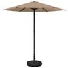 vidaXL Parasol de jardin avec base 230 x 230 cm Polyester