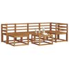 vidaXL Ensemble de canap&eacute;s d'ext&eacute;rieur 7 pcs Naturel