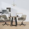 vidaXL Chaises pivotantes &agrave; manger lot de 2 Gris clair Velours