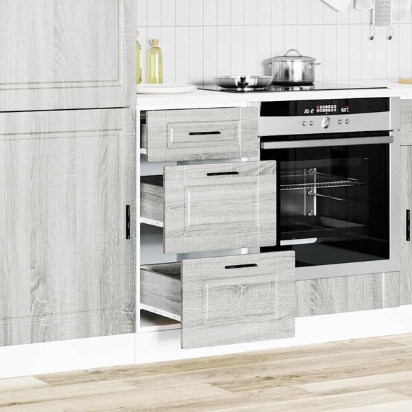 vidaXL Armoire de cuisine Porto sonoma gris bois d'ingénierie