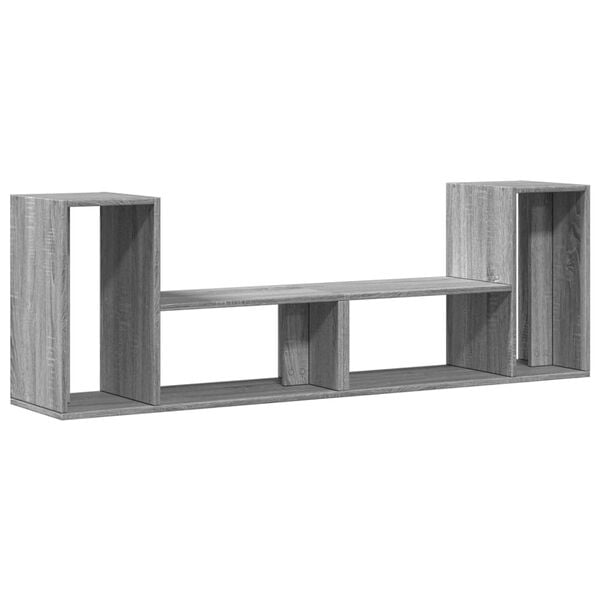 vidaXL Meubles TV 2 pcs sonoma gris 75x30x50 cm bois d'ing&eacute;nierie