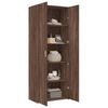 vidaXL Buffet haut ch&ecirc;ne marron 70x42,5x185 cm bois d'ing&eacute;nierie