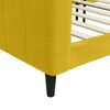 vidaXL Lit de repos sans matelas jaune 80x200 cm velours