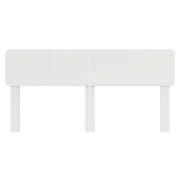 vidaXL T&ecirc;te de lit Blanc 200 cm Bois d'ing&eacute;nierie