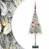 vidaXL Sapin de No&euml;l avec 150 LED Blanc 120 cm PE et Acier