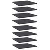vidaXL Panneaux de biblioth&egrave;que 8 pcs gris bois d&rsquo;ing&eacute;nierie