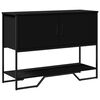 vidaXL Table console noir 100x35x74,5 cm bois d'ing&eacute;nierie