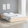 vidaXL Cadre de lit sans matelas bois massif 200x200 cm