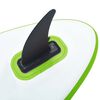 vidaXL Ensemble de planche SUP gonflable avec voile Vert et blanc