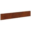 vidaXL Bordure de Pelouse 20 pcs 100 x 18 cm Acier Rouill&eacute;