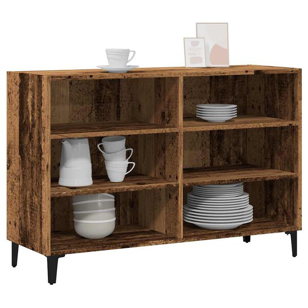 vidaXL Buffet vieux bois 103,5x35x70 cm bois d'ing&eacute;nierie