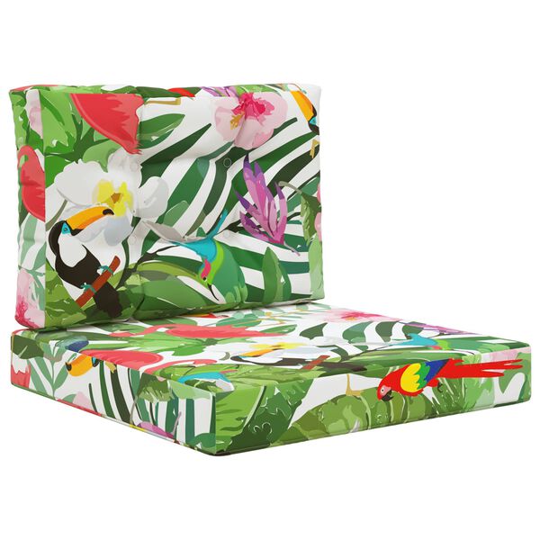 vidaXL Coussin de canap&eacute; d'ext&eacute;rieur 2 pcs color&eacute; Polyester
