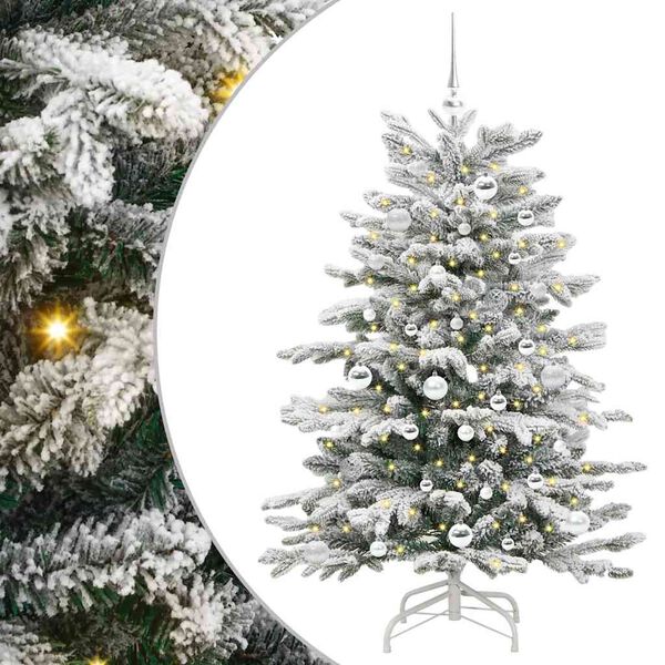 vidaXL Sapin de Noël Artificiel à Branches Articulées Blanc 150 cm