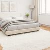 vidaXL Tapis en fausse Tafalla Blanc 240 x 240 cm Polyester