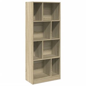 vidaXL Biblioth&egrave;que ch&ecirc;ne sonoma 57x28,5x141 cm bois d'ing&eacute;nierie