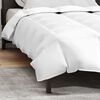 vidaXL Duvet d'&eacute;t&eacute; simple Blanc 155 x 200 cm Plume