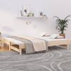 vidaXL Lit coulissant sans matelas 2x(80x200) cm Bois de pin massif