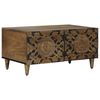 vidaXL Table basse Marron 80 x 50 x 40 cm Bois de mangue massif