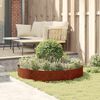 vidaXL Anneau de jardini&egrave;re 5 pcs Marron 120 x 120 x 20 cm
