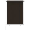 vidaXL Store roulant d'ext&eacute;rieur 105 (l) x 140 (H) cm marron HDPE