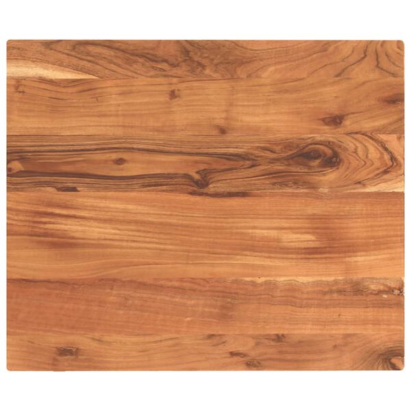 vidaXL Dessus de table 60x50x3,8 cm rectangulaire bois massif d'acacia