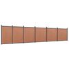 vidaXL Panneau de cl&ocirc;ture marron 1045x186 cm WPC