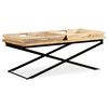 vidaXL Table basse Bois de manguier massif 110x55x42 cm