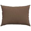 vidaXL Coussins de canapé 2 pcs Marron 70 x 50 cm tissu