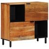 vidaXL Buffet avec porte Marron 80 x 33 x 75 cm Bois de mangue massif
