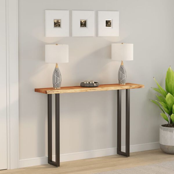 vidaXL Dessus de table 140x30x3,8 cm rectangulaire bois massif acacia