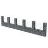 vidaXL Panier de gabion en forme de U Acier galvanisé 570x20x100 cm