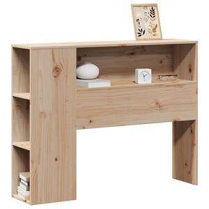 vidaXL T&ecirc;te de lit avec rangement 100 cm bois massif de pin