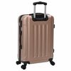vidaXL Valise 3 pcs or rose 50 x 31 x 78 cm Plastic ABS
