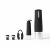 Livoo Ensemble d'ouvre-bouteille et pompe Noir
