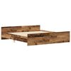 vidaXL Cadre de lit sans matelas vieux bois 180x200 cm bois ing&eacute;nierie