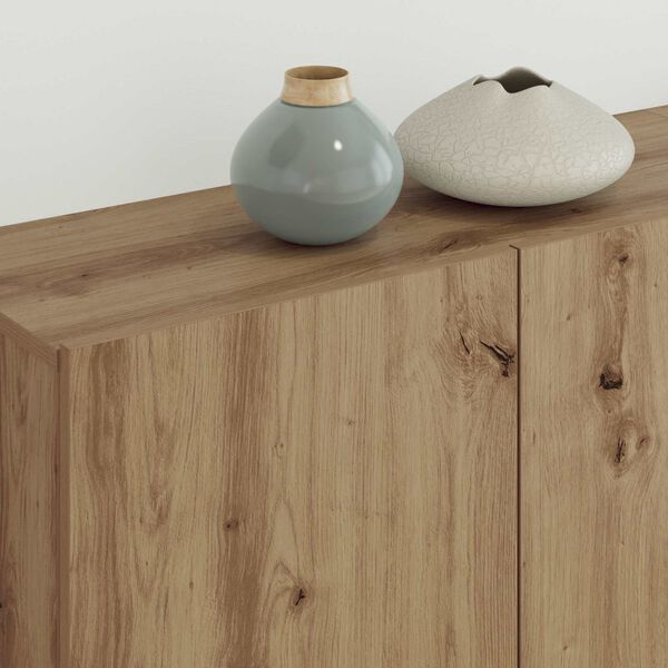 vidaXL Meuble TV Montage mural 4 pcs Ch&ecirc;ne artisanal Bois d'ing&eacute;nierie