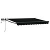 vidaXL Store r&eacute;tractable manuel avec LEDs 3,5 x 2,5 m