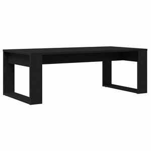 vidaXL Table basse Ch&ecirc;ne noir 102 x 50 x 35 cm Bois d'ing&eacute;nierie