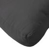 vidaXL Coussin de palette noir 120x40x12 cm tissu