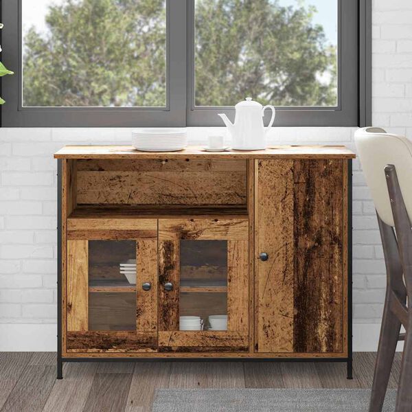 vidaXL Buffet Bois ancien 100 x 35 x 75 cm