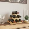 vidaXL Casier &agrave; vin pour 6 bouteilles 35x18x25,5 cm bambou
