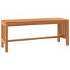 vidaXL Banc de jardin 110 cm bois massif d'eucalyptus