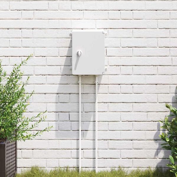 vidaXL Cabinet de Contrôle Gris 21 x 13 x 28 cm Plastic ABS