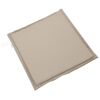 vidaXL Coussins de si&egrave;ge de jardin lot de 4 taupe 45x45x2 cm carr&eacute;