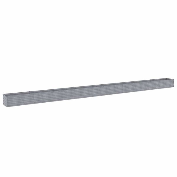 vidaXL Lit sur&eacute;lev&eacute; de jardin 770x50x36 cm acier corten