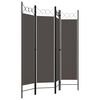 vidaXL Cloison de séparation 4 panneaux Anthracite 160 x 180 cm